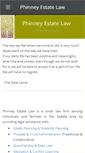 Mobile Screenshot of phinneyestatelaw.com