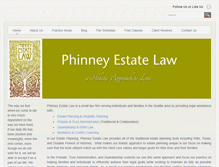 Tablet Screenshot of phinneyestatelaw.com
